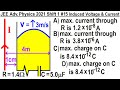 JEE Advanced Physics 2021 Shift 1 #15 Induced Voltage and Induced Current