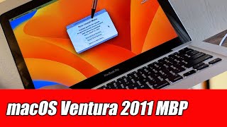 🔥 OpenCore Legacy Patcher 0.6.2 macOS Ventura in a 2011 Macbook Pro Black Box Fix How to Update 🔥