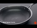 metal friendly non stick cookware stahl artisan hybrid series