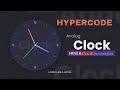 Building an Analog Clock with HTML, CSS, and JavaScript | DIY Web Development Tutorial #htmltutorial
