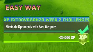 Eliminate Opponents with Rare Weapons
