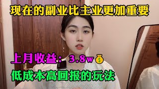 【副业推荐】现在的副业比主业更加重要，上月收益：3.8w💴，低成本高回报的玩法！#tiktok #tiktok赚钱 #tiktok干货 #副业