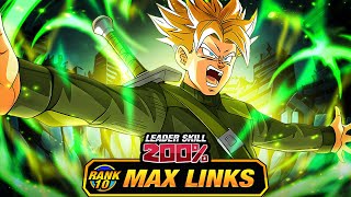 SOLID BANNER UNIT? LEVEL 10 LINKS 100% AGL SSJ2 TRUNKS! (DBZ: Dokkan Battle)