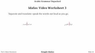 AGU 105: Simple Idafas