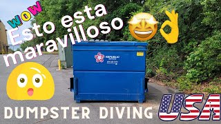 ♻️😯Wow que maravilloso todo esto ‼️Dumpster Diving♻️ Loque tiran las Tiendas 🇺🇲🤩👍