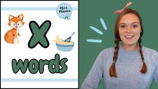 Learn to Blend 'x' Words with Miss Phonics | Phonics Reading Practice for Kids | British Teacher