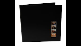 Black Leatherette Scrapbook