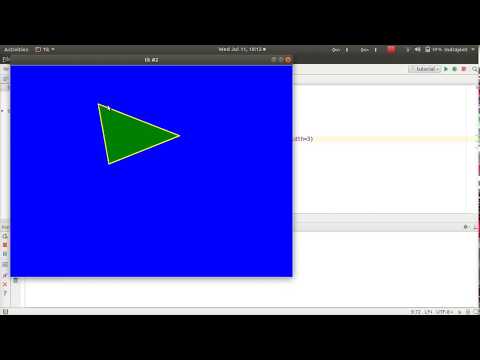 Python GUI Tutorial - 19 - Canvas - create polygon Tkinter