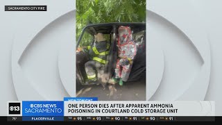 One person dead from ammonia poisoning in Courtland