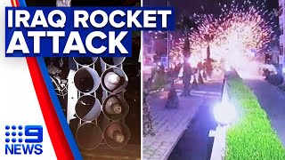 Iraq rocket attack kills contractor and injures US service member | 9 News Australia