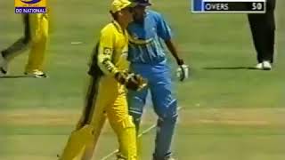 India vs Australia 3rd ODI 2001 Highlights | Sachin Reaches 10,000 ODI Runs