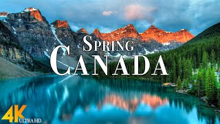Spring Canada 4K Ultra HD • Explore Beautiful Spring Canada, Relaxation Film with Calming Music.