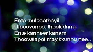 Uyirin nadane song karaoke | Lyrics Video | Joseph movie