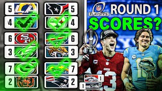 NFL Playoffs Round 1 Predictions ALL GAMES? (2026)