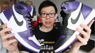 AJ 1 Court Purple 2.0 白紫脚趾开箱 | 一款现在不买以后会哭的夏日爆款！