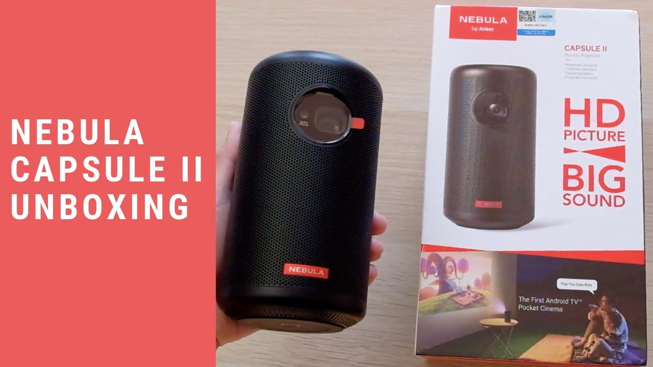 Nebula Capsule II Projector Unboxing - YouTube