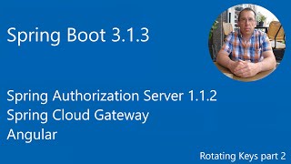 Spring Authorization Server - Spring Cloud Gateway - Angular App Setup - Rotating Keys (2)