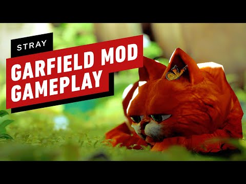 This Stray mod lets you play the role of Garfield the cat