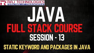 Become a FULL STACK Java MASTER | Java Packages and Static Keyword