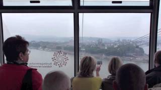 Over the Rhine by Cable Car in Koblenz