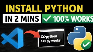 Install Python & VS Code | Fix "Python Not Found " Error | Beginner Guide (2026)