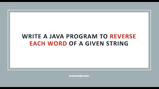 Reverse each word of a String in java