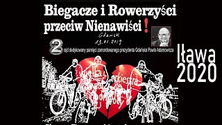 Iława 2020. Biegacze i Rowerzyści przeciw Nienawiści