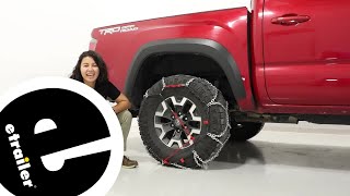 etrailer | Install: pewag Brenta C Tire Chains on a 2022 Toyota Tacoma