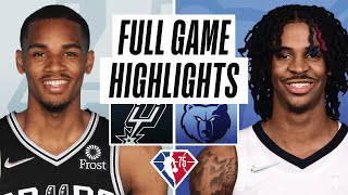 SPURS at GRIZZLIES | FULL GAME HIGHLIGHTS | February 28, 2022