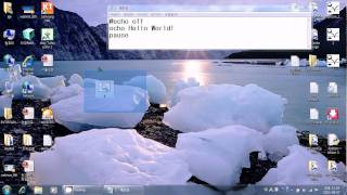 Batch Scripting Tutorial - 1.Hello World