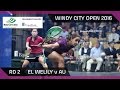 Squash: El Welily v Au - Windy City Open 2016 - Women's Rd 2 Highlights