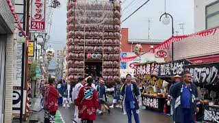 久喜提灯祭り新ん二提灯山車猛ダッシュ20190712