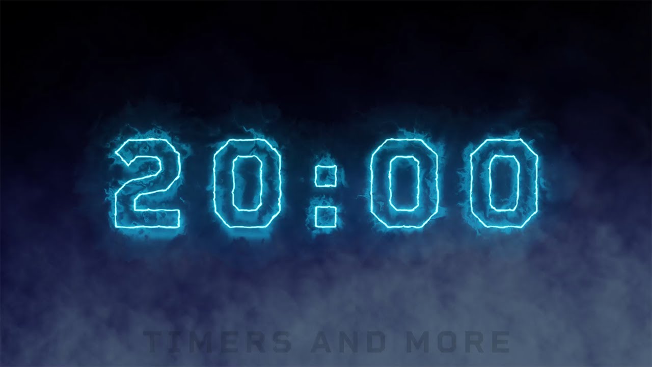 âš Electric Timer âš 20 Minute Countdown With Music Youtube