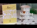 Budget-Friendly DIY Wedding Invitations - Sizzix