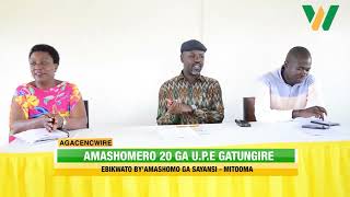 AGACENCWIRE: Amashomero 20 ga UPE gatungire ebikwato by'amashomo ga sayansi.