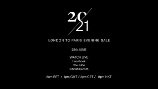 Livestream | 20th/21st Century: London to Paris Evening Sales