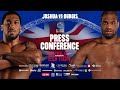 Anthony Joshua Vs Daniel Dubois & Undercard Final Press Conference