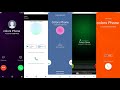 INCOMING CALL BUTTON. | HUAWEI EMUI 8. + GOOGLE PIXEL. + SAMSUNG A21S. + SONY XE. + NOKIA 5...