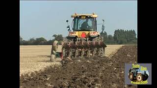 CHALLENGER MT765 AND KVERNELAND PLOUGH