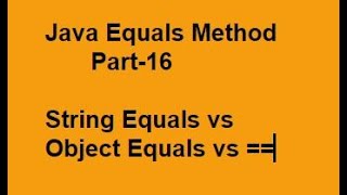 Java equals method vs String equals method
