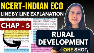 Rural Development - NCERT Line by Line Explanation | Class 12  Indian Eco NCERT  Chap 5