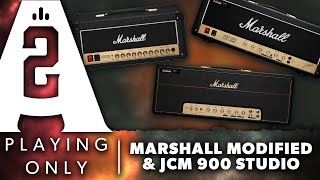 Marshall Modified Amps \u0026 JCM 900 Studio - Playing Only Demo