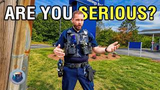Shocking! Tyrant Melts Down Over ID Refusal on Public Sidewalk | Corrupt Cops Caught