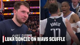 Luka Doncic on scuffle with Russell Westbrook: I don't know what happened 🤷‍♂️ |
