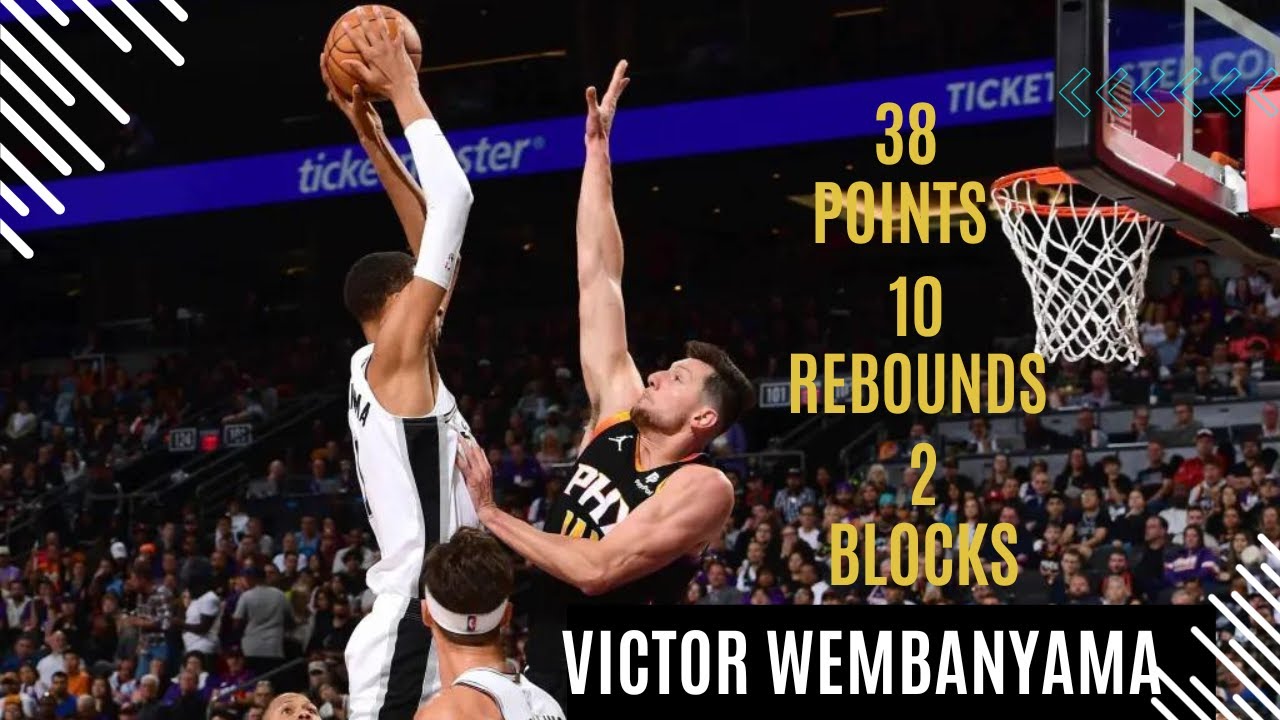 Victor Wembanyama DOMINATES With A CAREER-HIGH 38 PTS & 10 REB As The ...