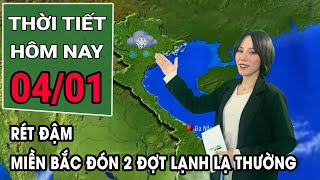 Thời tiết hôm nay 4/1/2025: Miền Bắc chuẩn bị đón 2 đợt không khí lạnh mạnh \