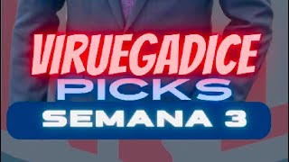 #ViruegaDice Semana 3 NFL Picks