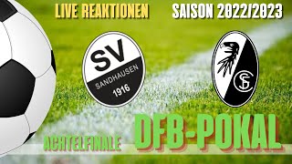 LIVE - DFB Pokal SV Sandhausen vs. SC Freiburg Reaktionen
