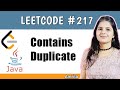 Contains Duplicate | LeetCode problem 217