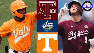 #4 Texas A&M vs #1 Tennessee | SEC Tourney Elimination Game | 2024 College Baseb